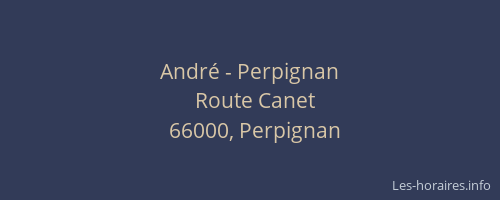 André - Perpignan