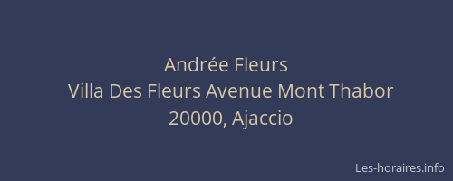 Andrée Fleurs