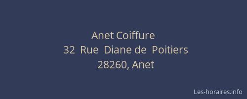 Anet Coiffure