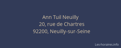 Ann Tuil Neuilly