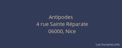 Antipodes