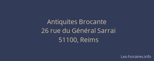 Antiquites Brocante