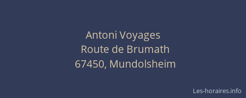 Antoni Voyages