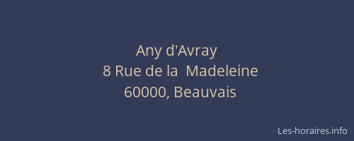 Any d'Avray