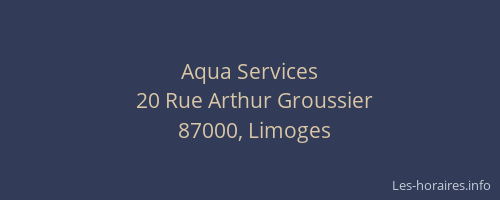 Aqua Services