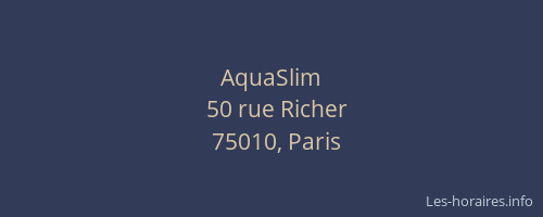 AquaSlim