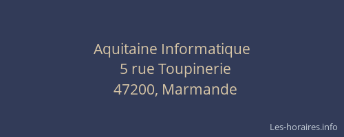 Aquitaine Informatique