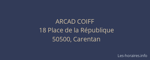 ARCAD COIFF