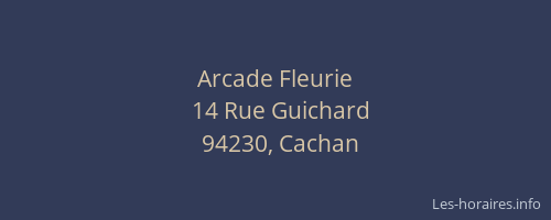 Arcade Fleurie