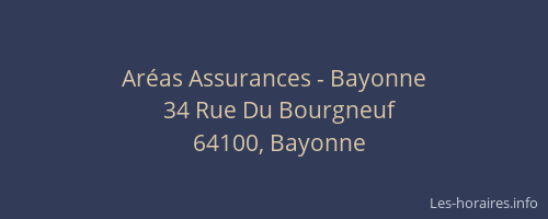 Aréas Assurances - Bayonne