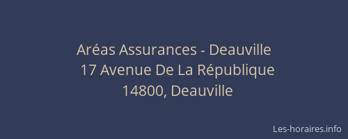 Aréas Assurances - Deauville