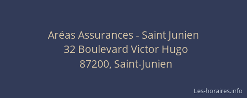 Aréas Assurances - Saint Junien