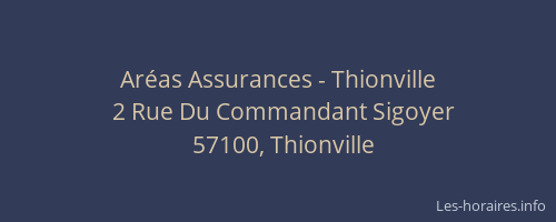 Aréas Assurances - Thionville