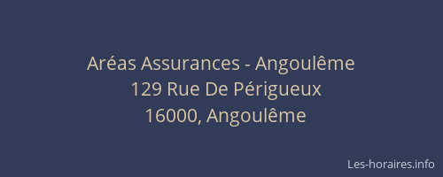 Aréas Assurances - Angoulême
