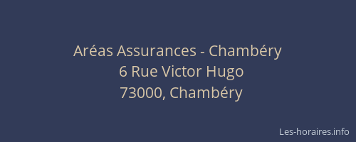 Aréas Assurances - Chambéry