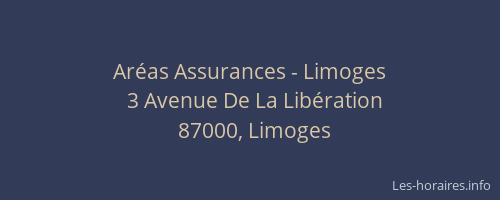 Aréas Assurances - Limoges