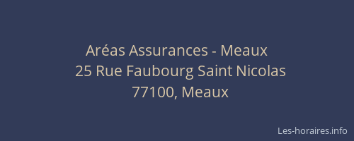 Aréas Assurances - Meaux