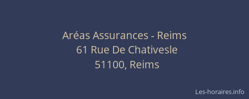 Aréas Assurances - Reims