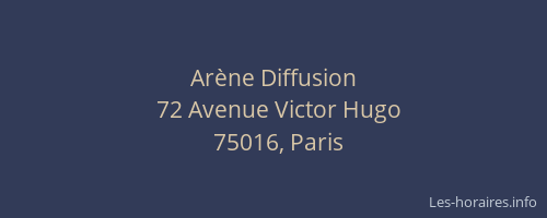 Arène Diffusion