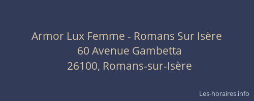 Armor Lux Femme - Romans Sur Isère