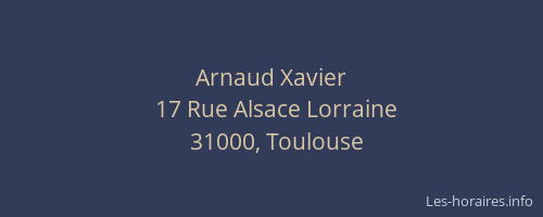 Arnaud Xavier