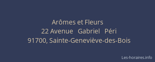 Arômes et Fleurs