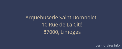 Arquebuserie Saint Domnolet