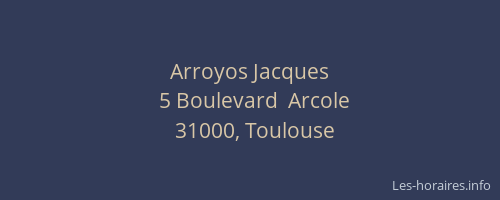 Arroyos Jacques