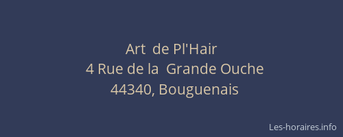 Art  de Pl'Hair