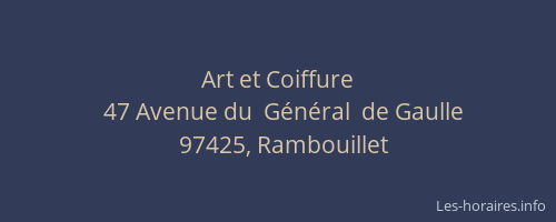 Art et Coiffure