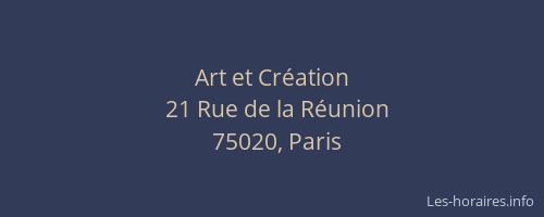 Art et Création