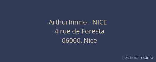 ArthurImmo - NICE