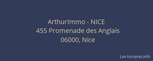 ArthurImmo - NICE