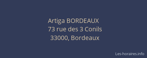 Artiga BORDEAUX