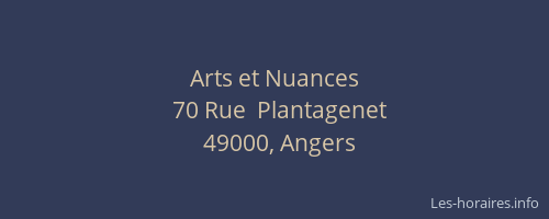 Arts et Nuances