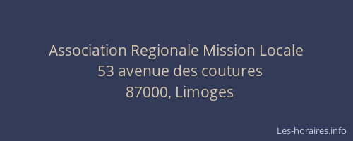 Association Regionale Mission Locale