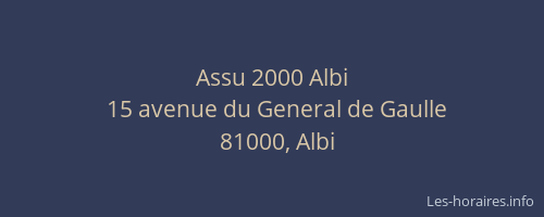 Assu 2000 Albi