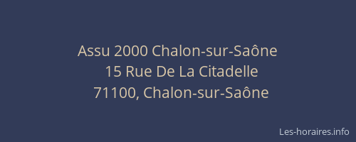 Assu 2000 Chalon-sur-Saône
