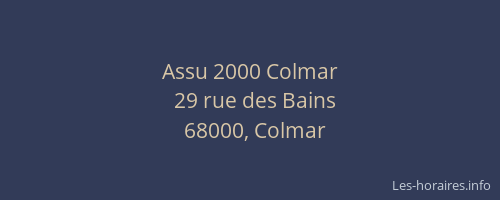 Assu 2000 Colmar