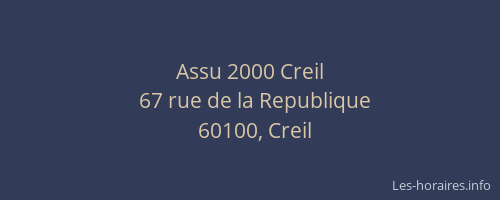 Assu 2000 Creil