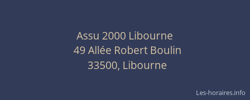 Assu 2000 Libourne