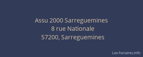 Assu 2000 Sarreguemines