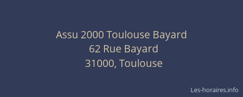 Assu 2000 Toulouse Bayard