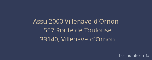 Assu 2000 Villenave-d'Ornon