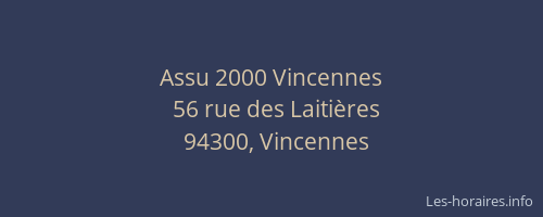 Assu 2000 Vincennes