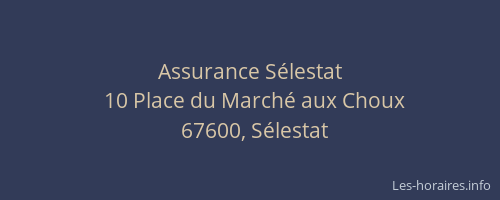 Assurance Sélestat