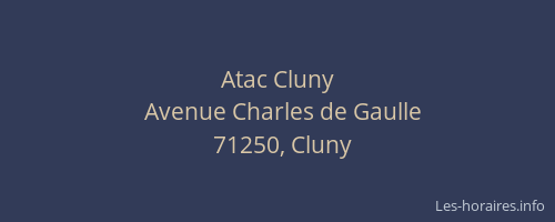 Atac Cluny