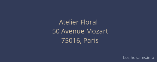 Atelier Floral