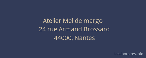 Atelier Mel de margo