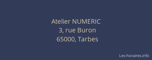 Atelier NUMERIC